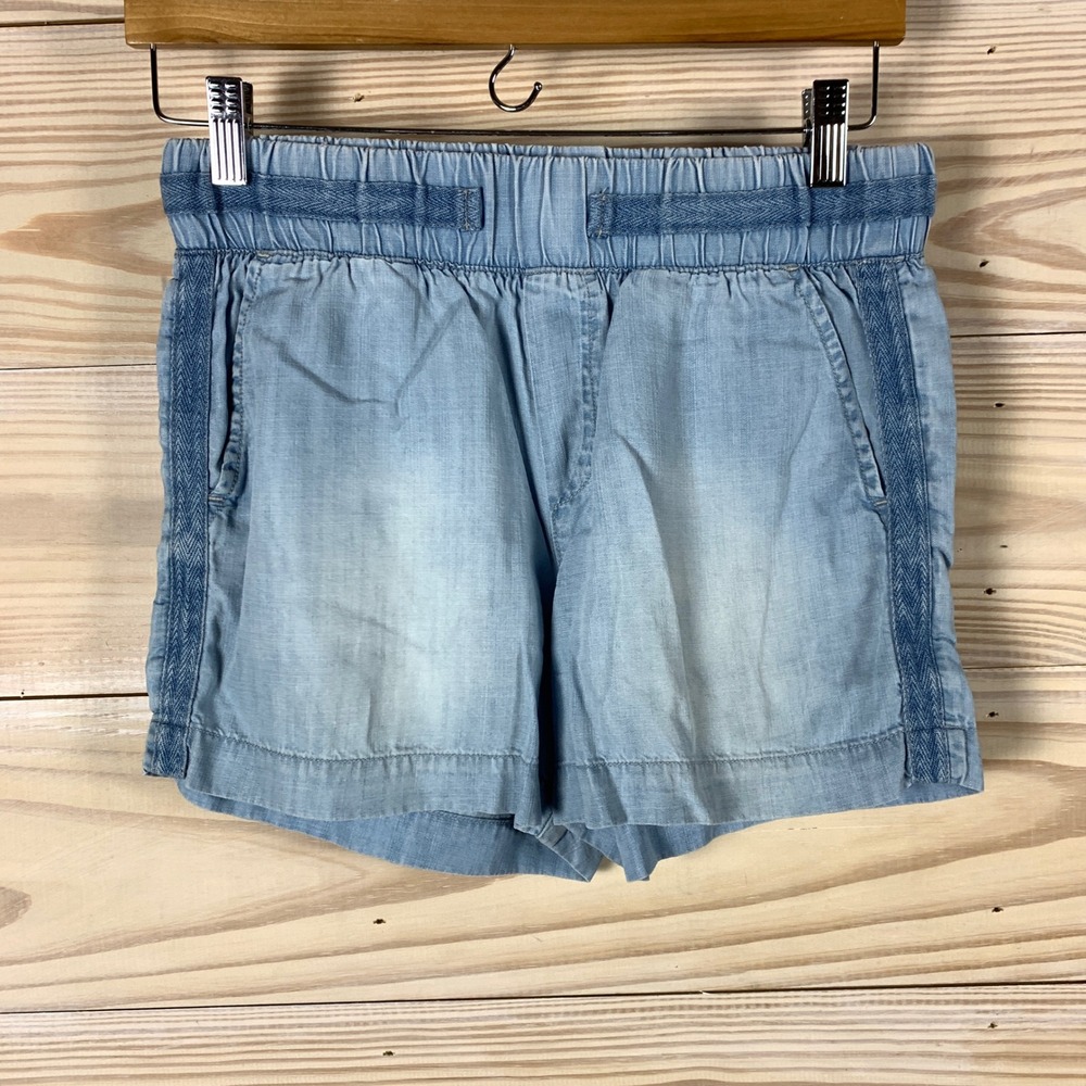 Cloth & Stone Shorts Womens XS Chambray Blue Tencel Beachy